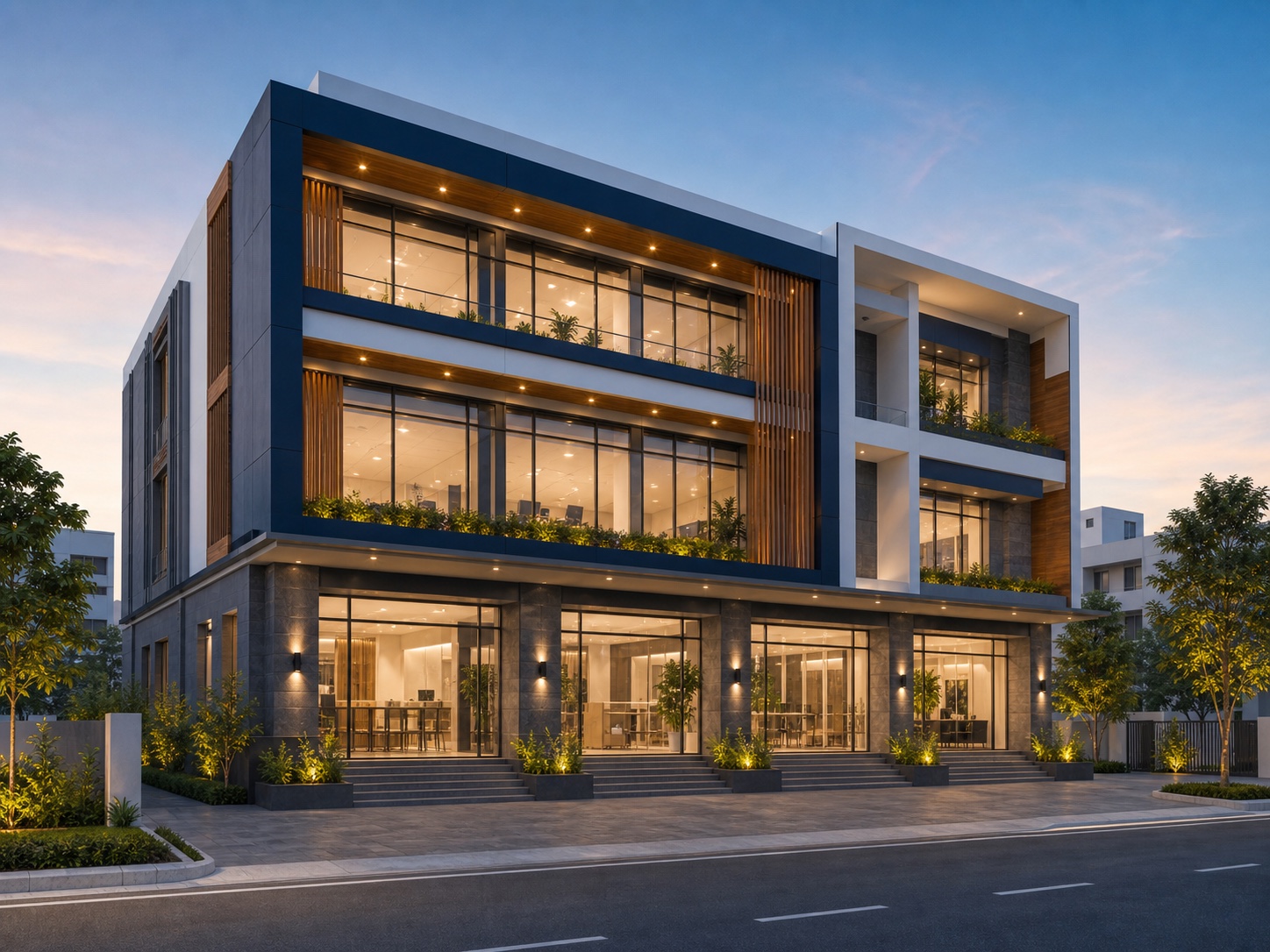 Commercial building project profile